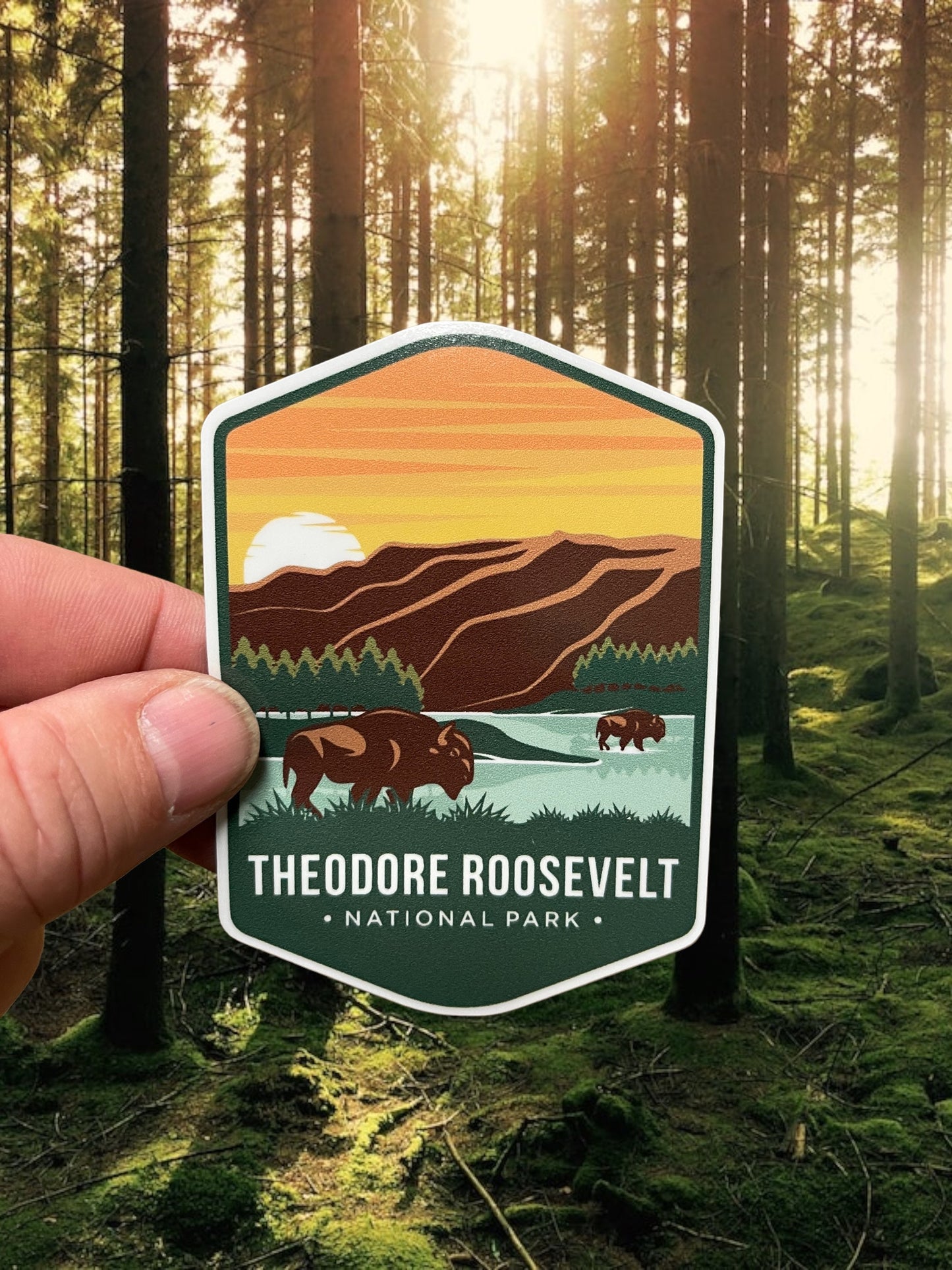 Theodore Roosevelt National Park -  Vinyl Bumper Sticker